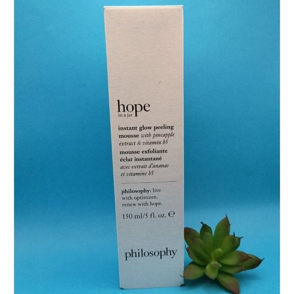 Philosophy Hope in a Jar Instant Glow Peeling Mousse, Mega 5 Ounces, NEW - Picture 5 of 5